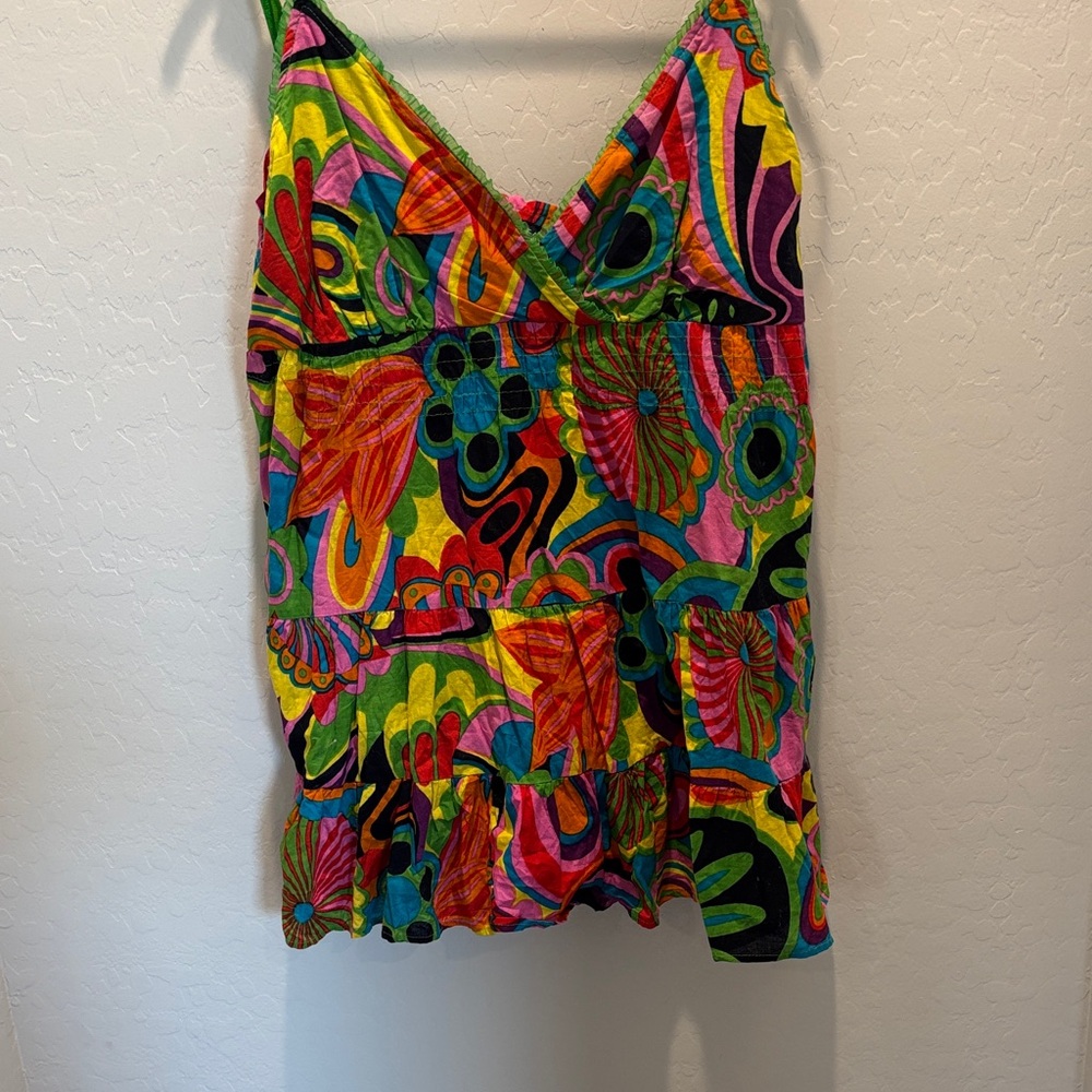 Colorful Floral Women's Top